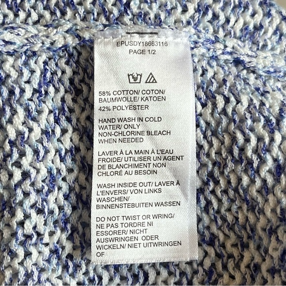 Lord & Taylor Marled Knit Boat Neck Sweater Size M - Picture 12 of 13